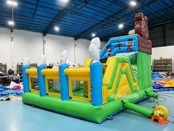 Masha and the Bear Inflatable Playground play layout