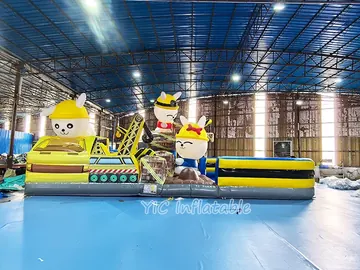 Inflatable Construction Truck Theme Park play layout
