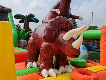Dinosaur Inflatable Playground commercial attraction view