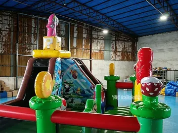Mario Castle Theme Park commercial attraction view