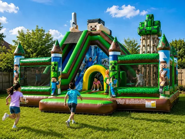 Pixel Adventure Inflatable Theme Park product image