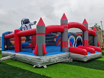 Space Themed Indoor Playground play layout