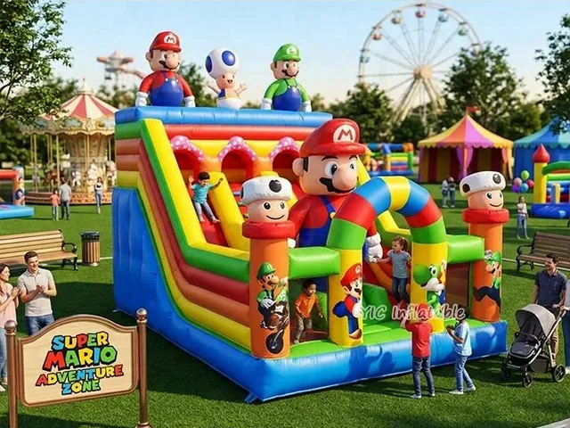 Mario Themed Playground Inflatable product image