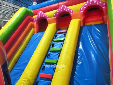 Mario Themed Playground Inflatable commercial attraction view