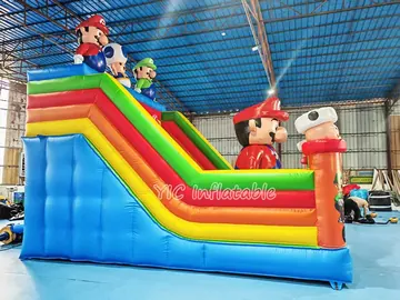 Super Mario Castle Inflatable Theme Park commercial attraction view