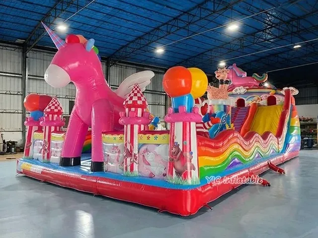 Inflatable Unicorn Costume Party City product image