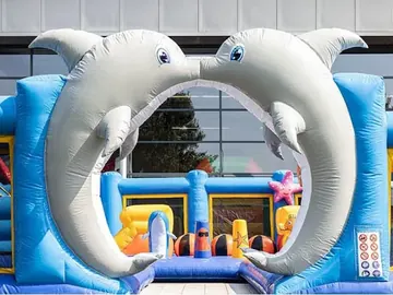 Inflatable Ocean Playground commercial attraction view